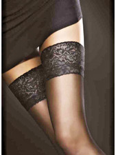 Fiore Milena 20DEN Halterlose Strümpfe 8 Farben S-XXL Damenstrümpfe Nylons 36-56