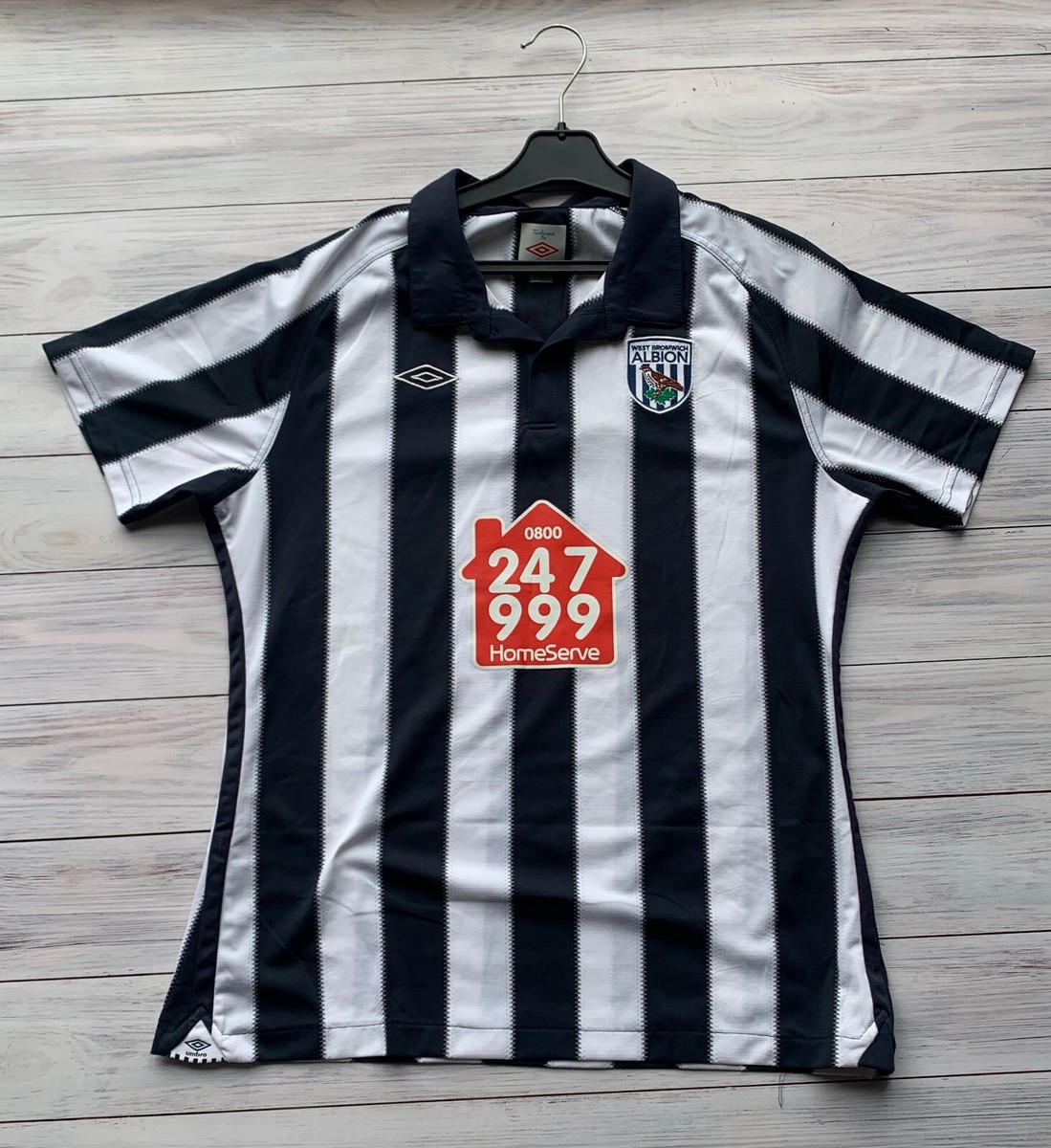 West Bromwich Albion WBA Home Football Shirt Jersey Umbro