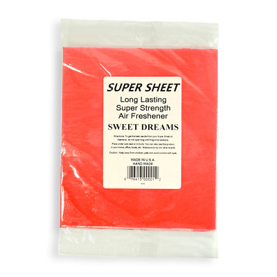 Jenray Super Sheet Large (8''x7'') Under Seat Car Air Freshener (Sweet Dreams)