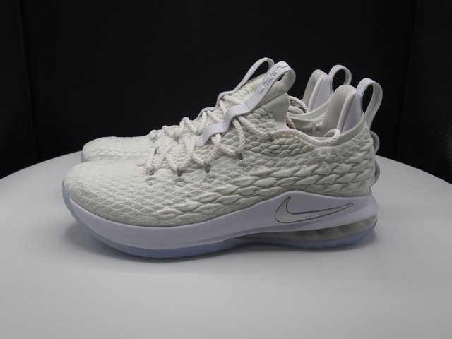 lebron 15 white metallic