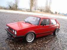 1:18 VW Golf 1 GTI Pirelli Tiefer Tuning mit 15 Zoll Ronal Echt Alu Felgen