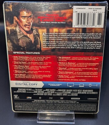 NEW Evil Dead II 2 Blu-Ray + DVD Limited Edition Steelbook | eBay