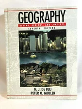 Geography Realms, Regions and Concepts 7th Edition 1994 Hardcover Blij & Muller