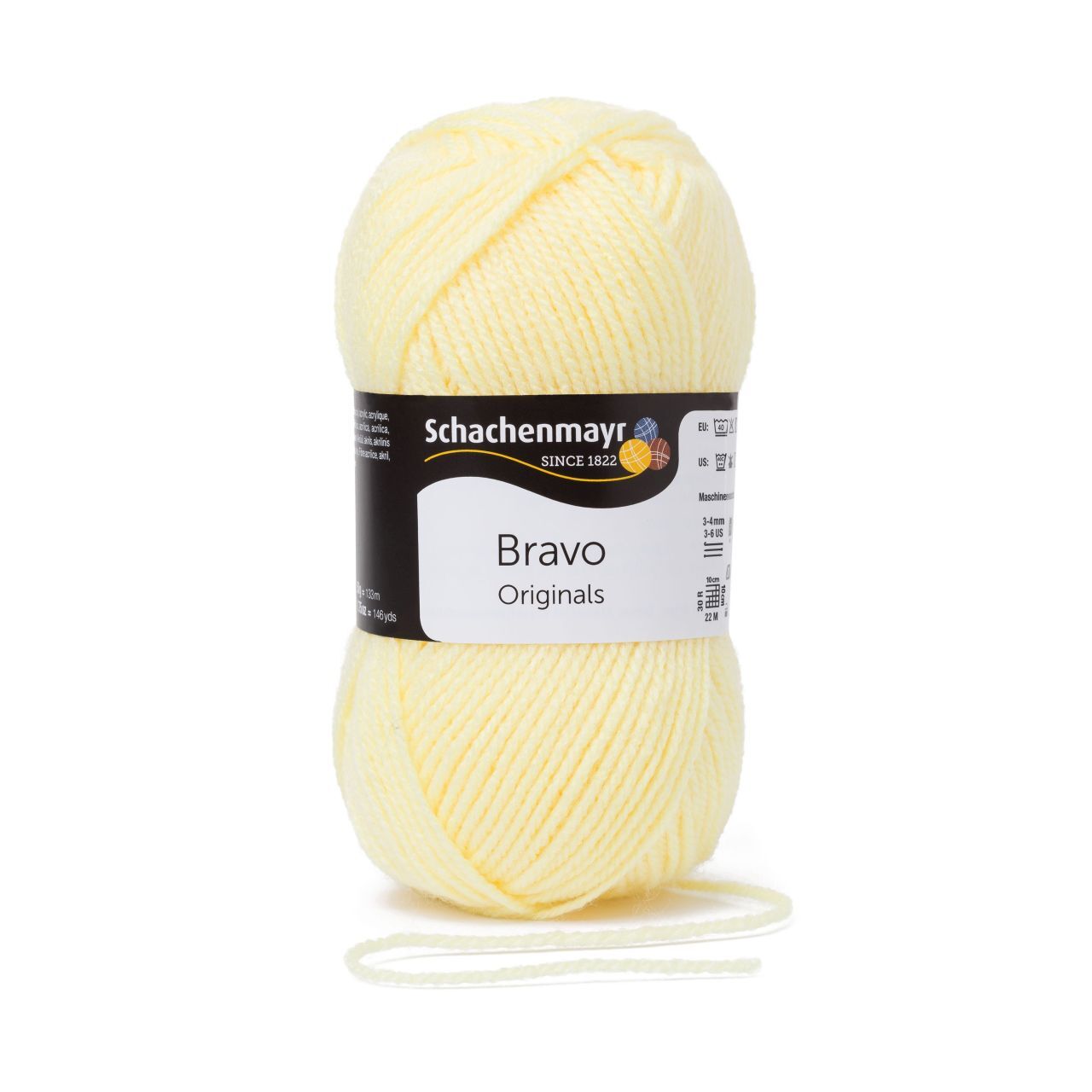 Bravo by Schachenmayr - Lemon (08361) - 50 g / approx. 133 m Wool