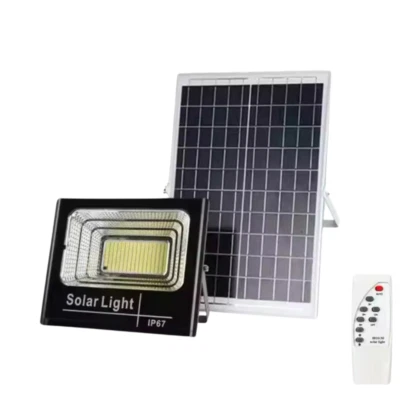 FARO LED ESTERNO 500W PANNELLO SOLARE, TELECOMANDO E STAFFA INCLUSI, LUCE FREDDA