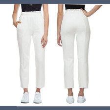 NWT 129 Good American Good Sweats The High Waist Sweatpants White SZ 2  F316