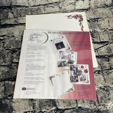 1999 Creative Memories 12x12 RCM-12HB Holiday Border Pages full pack  extra