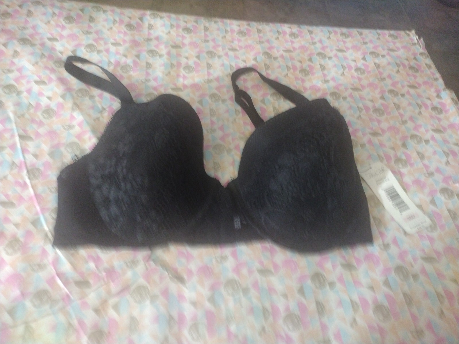 Women's Bra Black Rene Rofe' Brand size 36D Underwire NWT!