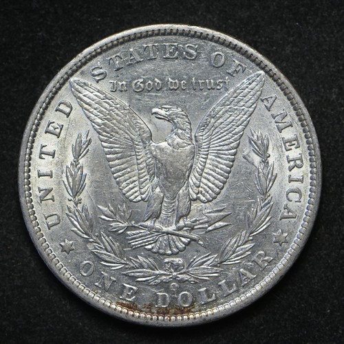 1886-O VAM E on Rev Morgan Silver Dollar AU+ RARE (cn15129) - Picture 2 of 2