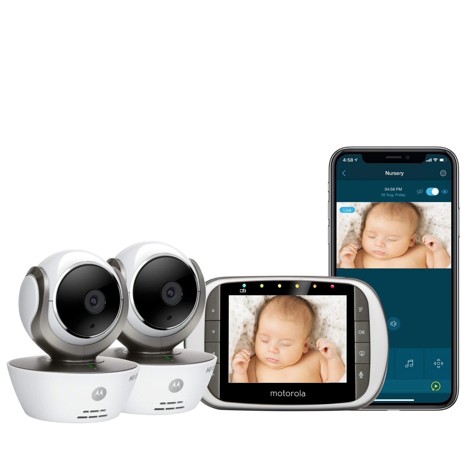 Motorola MBP853CONNECT-2 Dual Mode Baby Monitor - 3.5-Inch LCD
Opens in a new window or tab