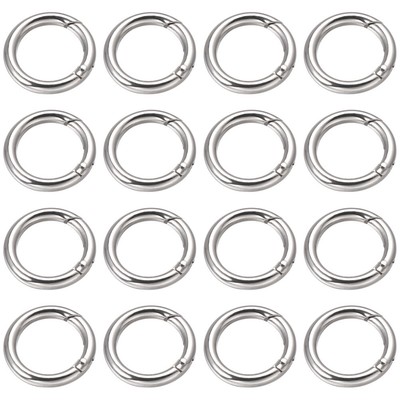 20PCS Karabiner Clip Keychain Karabiner Keychain Open Jump Ringe