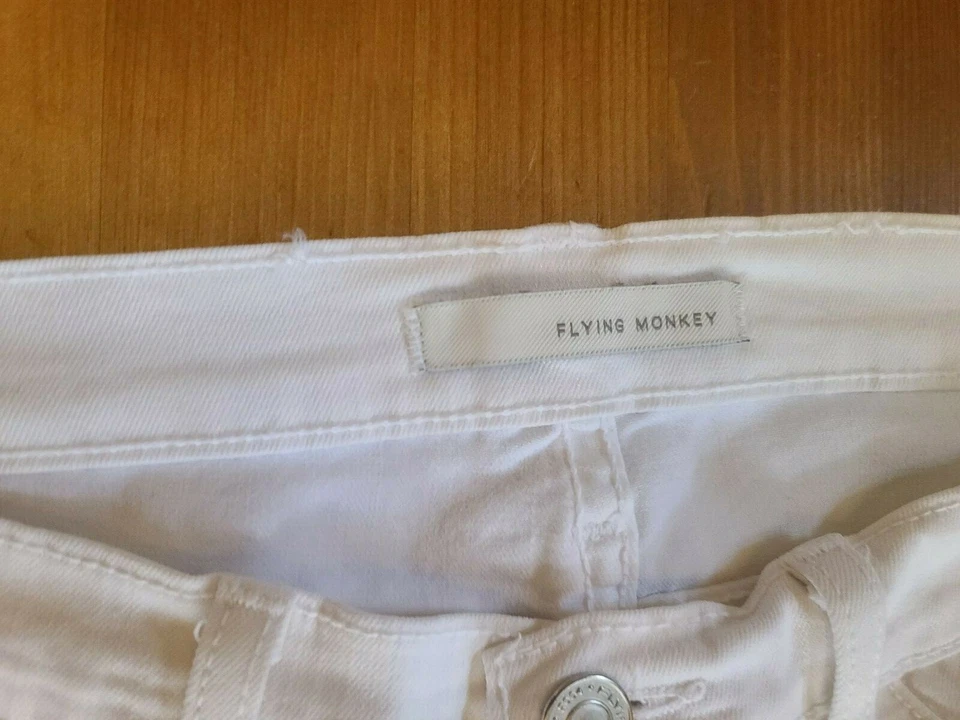 FLYING MONKEY JEANS SUPER AJUSTADOS BLANCOS Talla 7 Foto 3 de 4