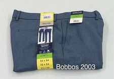 Kenneth Cole Reaction Men's Techni-Cole Slim-Fit Pants, Blue, Size 32X34