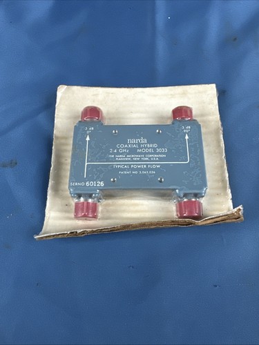 NOS Narda Coaxial Hybrid 2.4ghz Model 3033 Power Flow - Picture 1 of 3