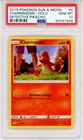 2019 POKEMON SUN & MOON CHARMANDER HOLO D. PIKACHU  - PSA 10 - #4 4/18 GENUINE