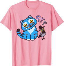 Derpy Tiger and Sussie Bird Cartoon Kids Adults T-Shirt