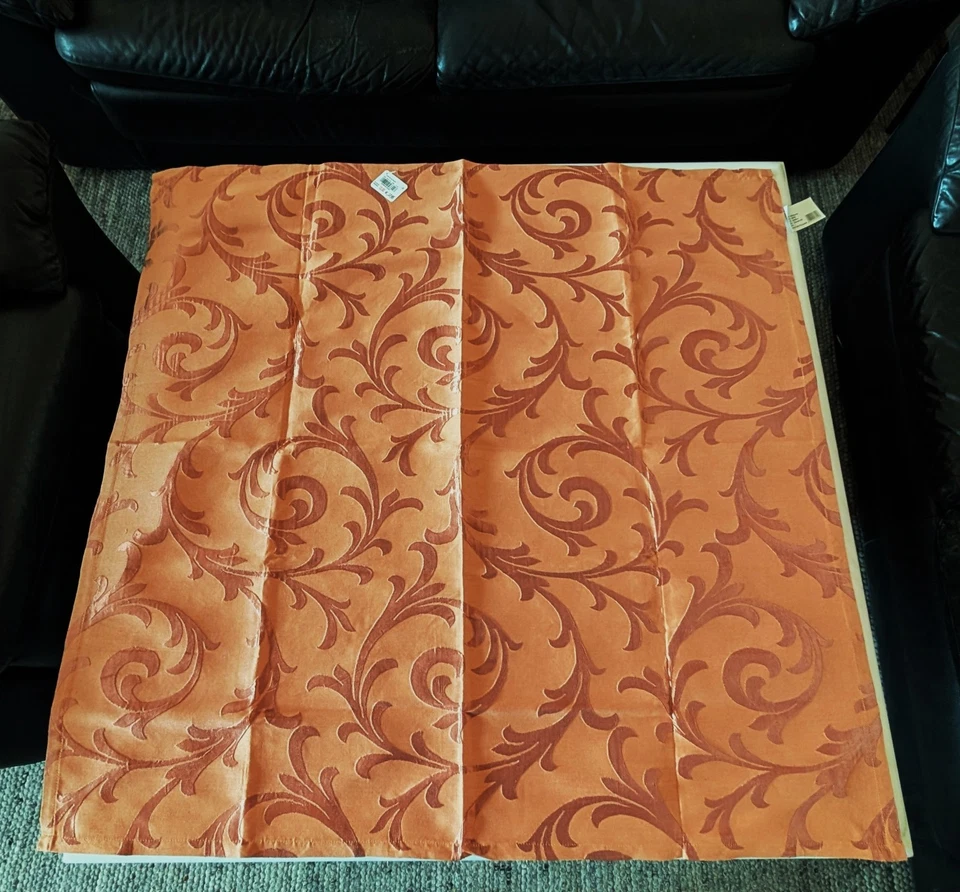 Mitteldecke 95 x 95 cm terracotta - neu