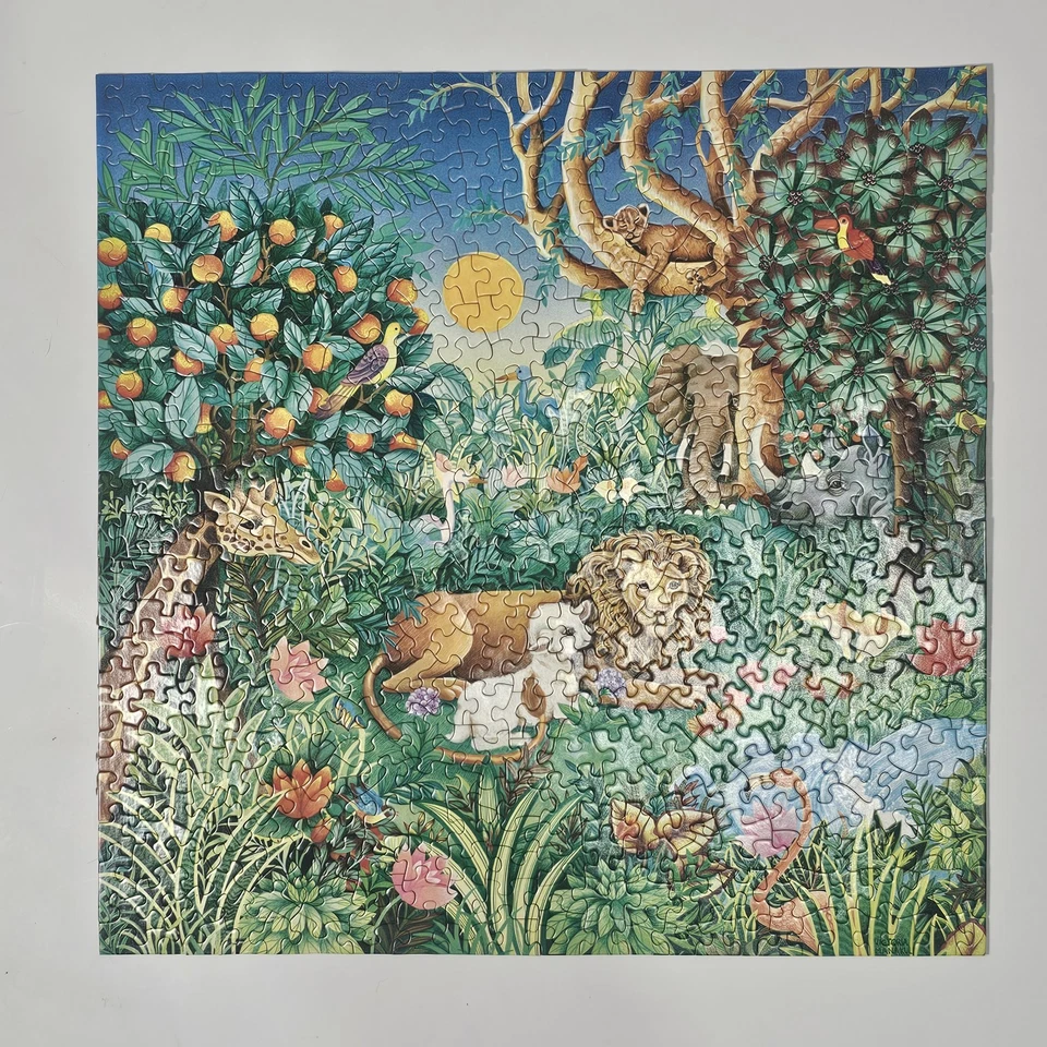 Vintage Springbok The Peaceable Kingdom Jigsaw Puzzle 500+ Pieces COMPLETE 1980s - Image 2 of 4