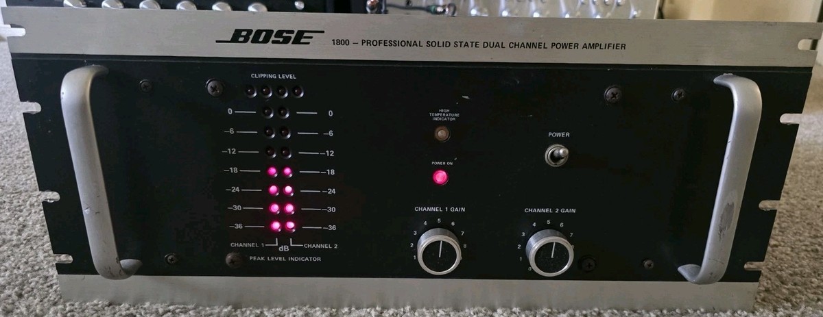 BOSE 1800 Vintage Stereo Power Amplifier | eBay