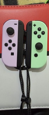 Nintendo Switch OEM Left and Right Joy Con Lavender and Mint Green