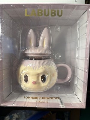 Pop Mart x How2Work Labubu Purple Cup With Lid Rare Limited Authentic NEW USA