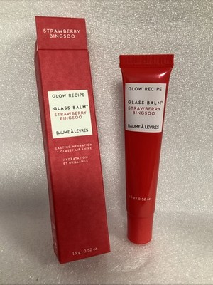 Glow Recipe Glasbalsam Lippenbehandlung für Glanz & Feuchtigkeit 15g Erdbeere Bingso