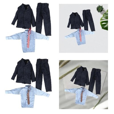 1/6 Herren formelle Anzüge Set Kleidung Verkleiden stilvoll Cosplay Accessoires Mode