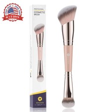 Foundation Brush, Dual-Ended Angled Makeup Brush for Foundation and Cont
