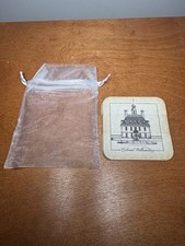 Vintage Colonial Williamsburg VA Royal Catch All Drink Coasters Set Of 2