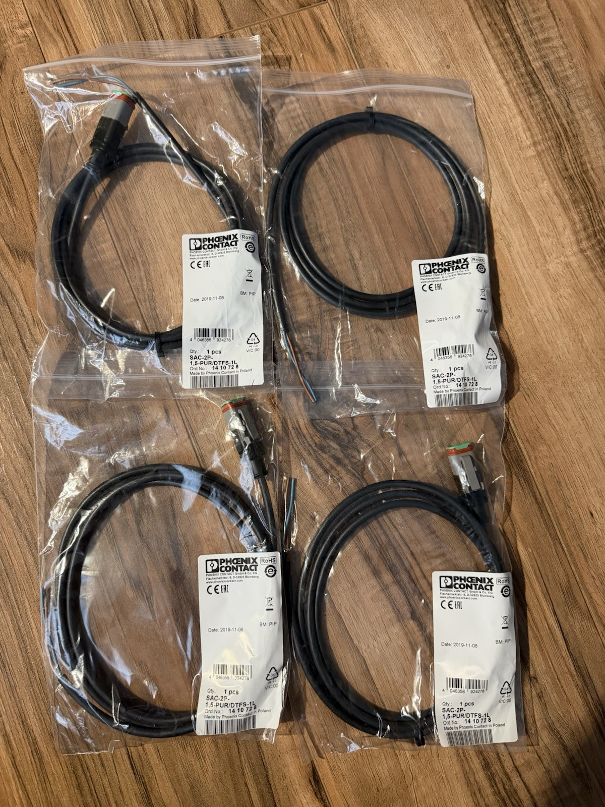 Phoenix Contact sensor/actuator cable Set Of 4