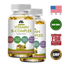 Vitamin B-Complex Supplement - Super B Vitamin, Boost Immune, Energy, Metabolism