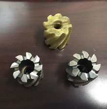 Lot of 3 Steel Shell Roughing End Mills 2x2x3/4