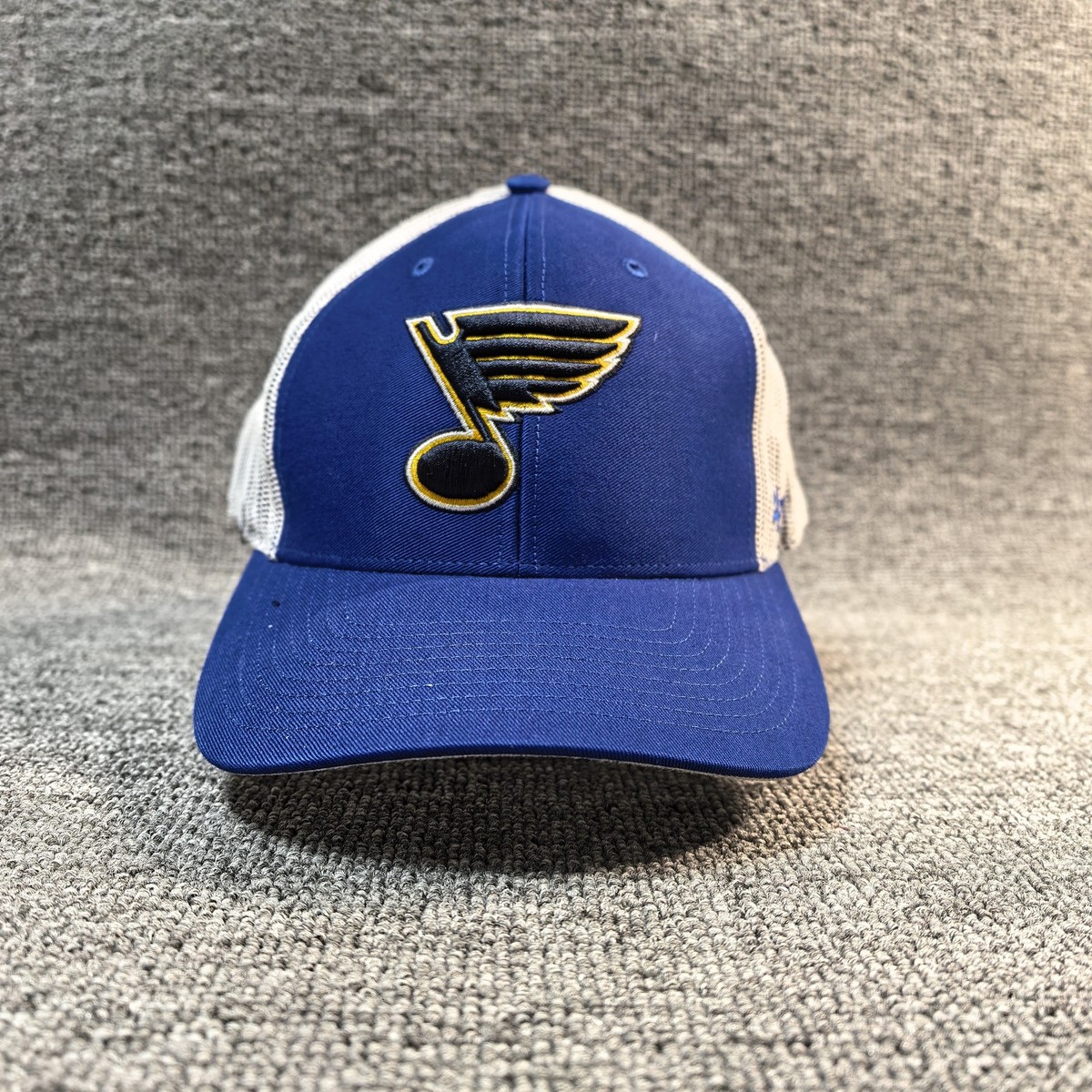 '47 Brand St. Louis Blues NHL Trucker Hat Blue White Mesh Snapback Cap