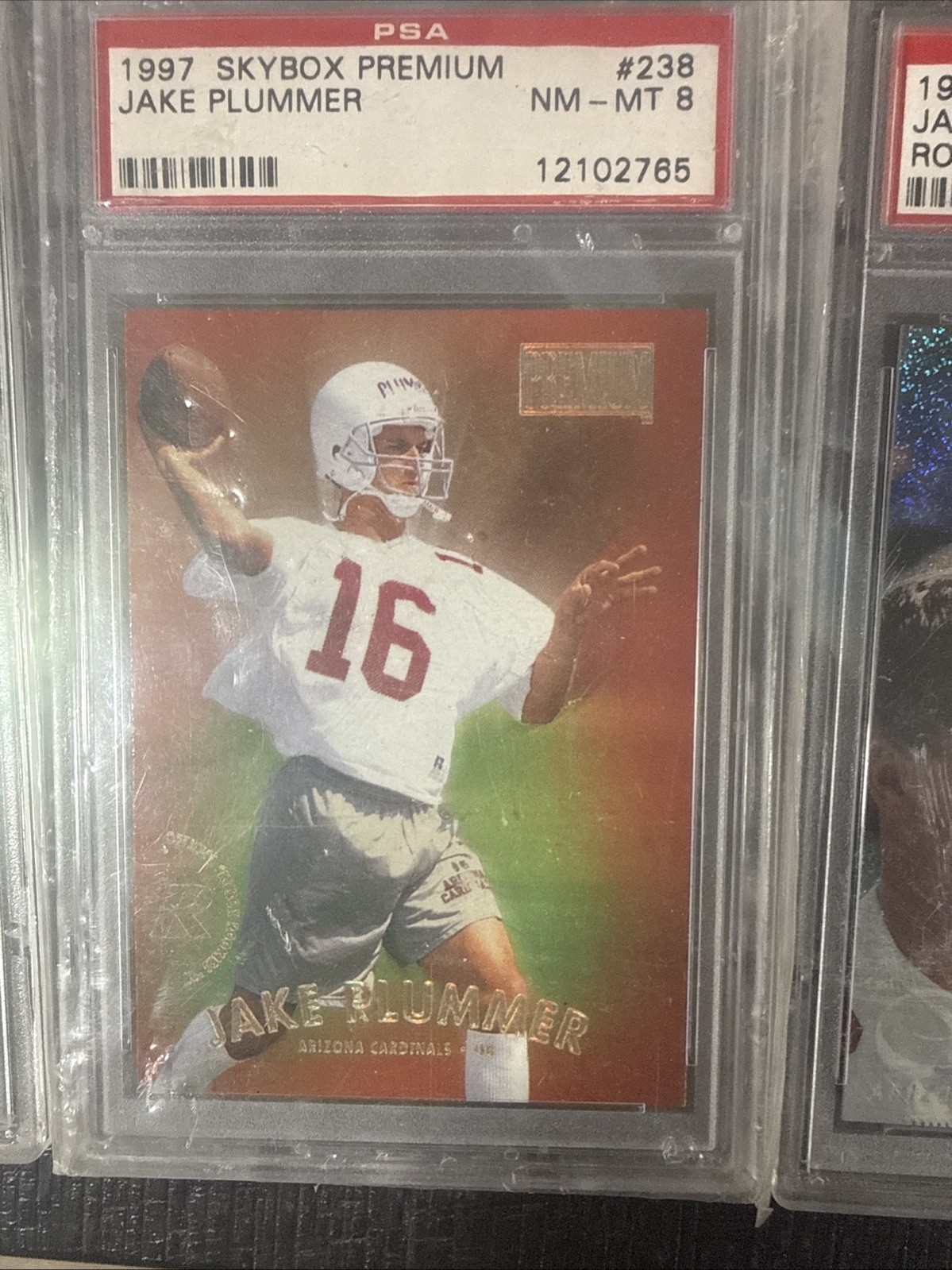 Jake Plummer PSA Lot Arizona Cardinals NFL Rookie PSA Vintage view 14