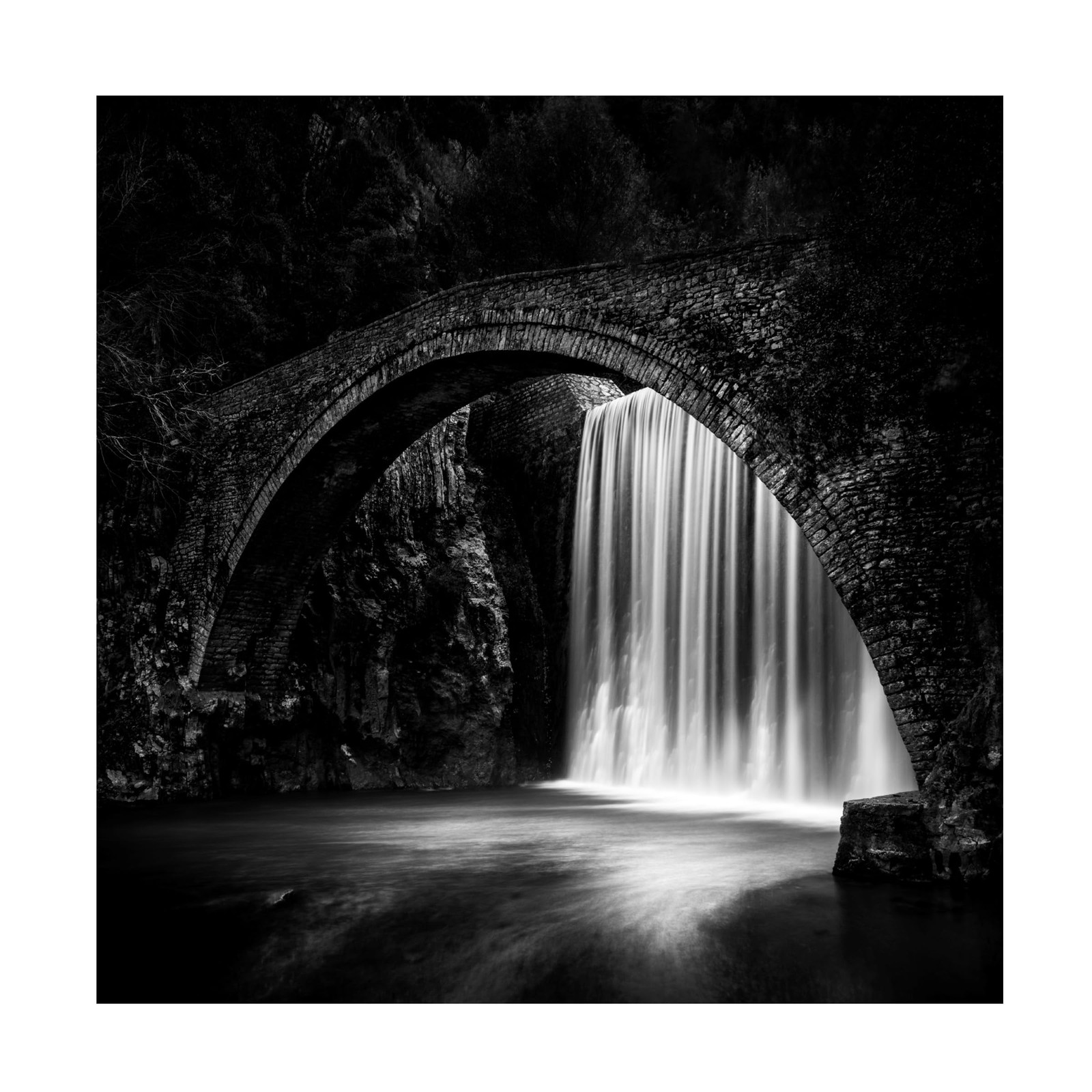 Canvas Wall Art - George Digalakis 'Paleokaria Waterfall' Wall Art for Living...
