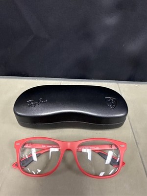 Ray-Ban RX7307M Scuderia Ferrari Collection Prescription Eyewear Frames, Matte R