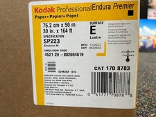 Kodak PROFESSIONAL ENDURA Premier Color Paper Roll Lustre,30x164ft Emulsion In