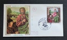 FRANCE 1972 FDC 1 JOUR TIMBRE 1732 MAITRE DE MOULINS PIERRE BOURBON TABLEAU ART