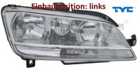 TYC 20-0456-25-2 Hauptscheinwerfer Links Scheinwerfer Frontscheinwerfer