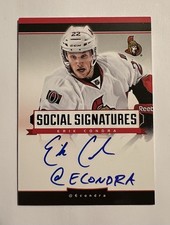 2012 Panini Erik Condra Social Signatures Auto #SS-EC