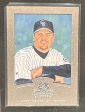 2002 DONRUSS DIAMOND KINGS SILVER FOIL #89 LARRY WALKER #/400 ROCKIES