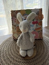 Jellycat Bashful Bunny Plush Stuffed Animal Gray Small 6-14 in Ages 0 2024