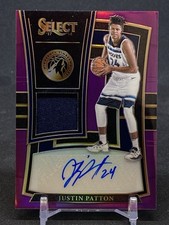 2017-18 Panini Select Rookie Jersey Purple /99 Justin Patton #RJA-JPT Auto RC