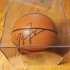 Michael Jordan Signed Spalding NBA Basketball w/ Case COA Chicago Bulls Ace