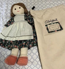 Pie Box Cloth Rag Doll handmade nwot