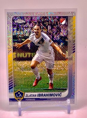 Zlatan Ibrahimovic 2025 Topps Chrome MLS Mania Parallel LA Galaxy