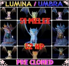Lumina / Umbra 52HP/51MD TOP STATS Ark🌸 Survival Ascended ASA PVE CLONES
