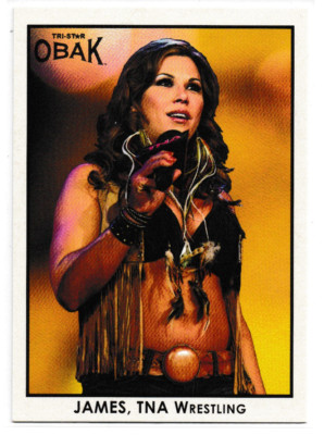 Mickie James 2010 TRISTAR TNA Xtreme Obak Insert Card #X4 /310 WWE WWF
