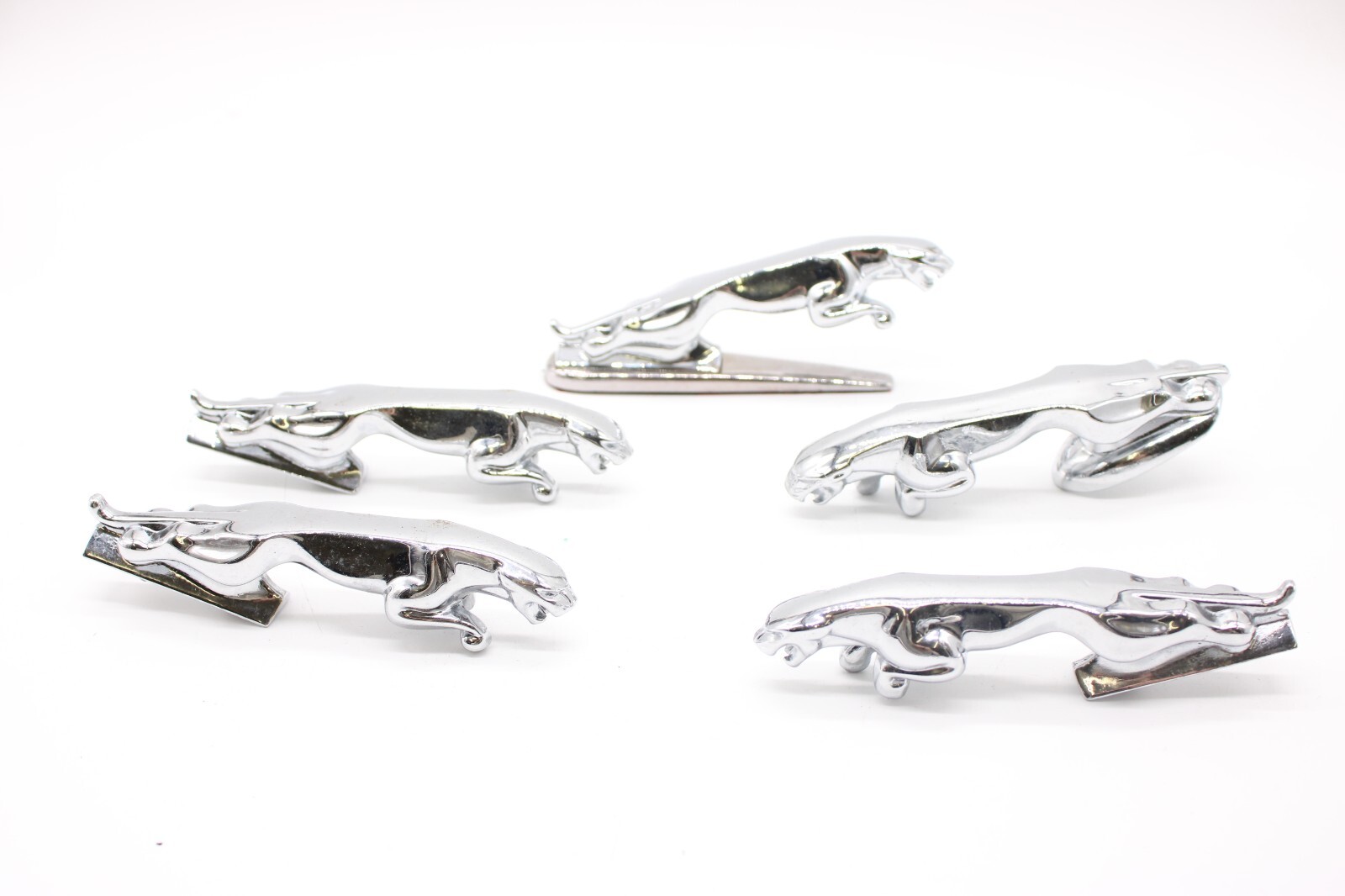 F x5 Vintage Jaguar Car Mascots Automobilia Collection eBay