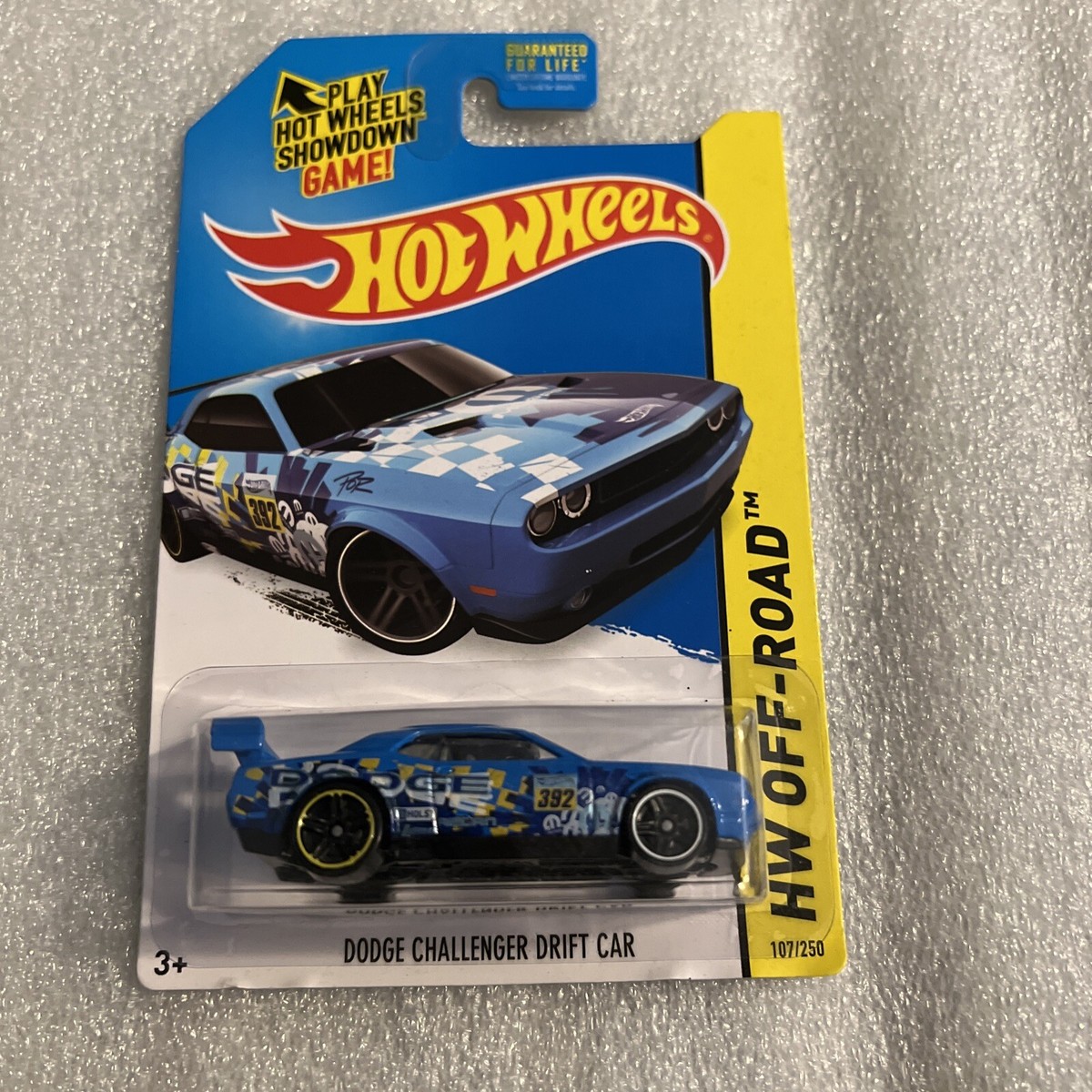 Dodge Challenger Drift Car #107/250 Blue Kmart Only 2015 Hot
